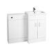 1000mm Bathroom Combination Basin Vanity Unit Modern Wc Back To Wall Toilet Pan