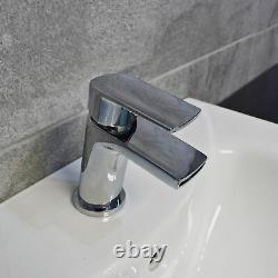 1050mm Anthracite Finish Bathroom Furniture Vanity Set Basin Sink + Toilet Unit