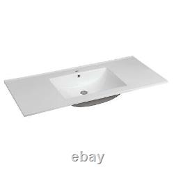 1200mm Bathroom Vanity Unit & Basin Sink Floor Standing Cabinet Gloss Waterproof