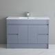 1200mm Bathroom Vanity Unit Basin Sink Large Cabinet & 4 Drawers 100% Waterproof