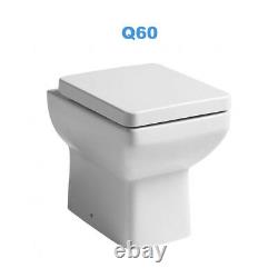 1350mm High Gloss White Bathroom Vanity Basin Cabinet Cupboard Unit BTW Toilet