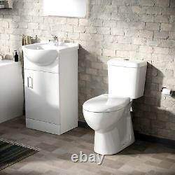 1700 Bath, Toilet Cistern Flat Pack Vanity Unit 3 Piece Bathroom Suite