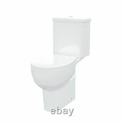 3 Piece WC Rimless Toilet, Basin Vanity Unit & 1700 Bath Bathroom Suite Amber