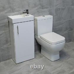 400mm Square Vanity Sink Unit With RAK Series 600 Toilet Cloakroom Set