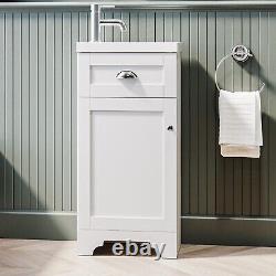 400mm White Cloakroom Vanity Unit with Basin Baxenden BUN/BeBa 25838/77255