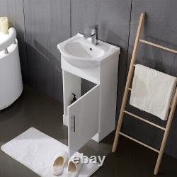 415-705mm Basin Sink Vanity Unit Floor Standing&Wall Hung Bathroom WC Cabinet UK