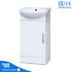 420mm Bathroom Vanity Unit Basin Sink Floor Standing Storage Cupboard White