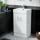 450 Mm White Basin Sink Vanity Cabinet Unit Bathroom Furniture Nanuya