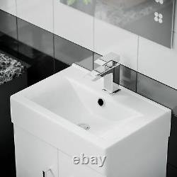 450 mm White Basin Sink Vanity Cabinet Unit Bathroom Furniture Nanuya