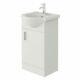 450mm Bathroom Cloakroom Vanity Unit Basin Sink Cabinet Soft Close Double Door