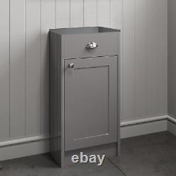 450mm Bathroom Vanity Unit Furniture Grey Traditional Unit Only