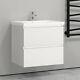 500 600 Mm White Wall Hung Bathroom Sink Cabinet Freestanding Vanity Units Basin
