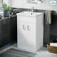 500 Mm White Basin Sink Vanity Cabinet Unit Bathroom Furniture Nanuya