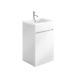 500mm Basin Sink Bathroom Vanity Cabinet Floor Standing Unit White Handleless