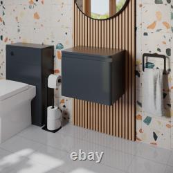 500mm Bathroom Countertop Vanity Unit Basin Wall Hung Floorstanding Anthracite