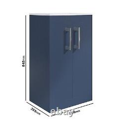 500mm Blue Freestanding Vanity Unit with Basin and Chrome H BUN/BeBa 27091/77681