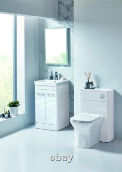 500mm Floor Standing Grey Bathroom Vanity Unit and Sink Basin Home Furniture