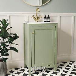 500mm Green Freestanding Vanity Unit with Basin Kinsley BUN/KIN500VSG/88742