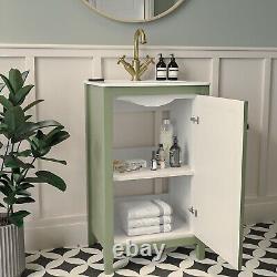 500mm Green Freestanding Vanity Unit with Basin Kinsley BUN/KIN500VSG/88742