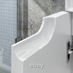 500mm High Gloss White Bathroom Storage Vanity Unit Sink Floor Standing Cabinet