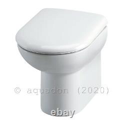 500mm White Vanity Unit Basin Sink and Toilet Bathroom Furniture Suite Turin