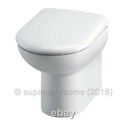 500mm White Vanity Unit Sink Basin Toilet Bathroom Suite Furniture Turin