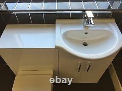 550 Vanity unit basin and WC toilet