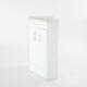 555mm White Gloss Bathroom Furniture Corner Cabinet Vanity Unit With Basin Sink