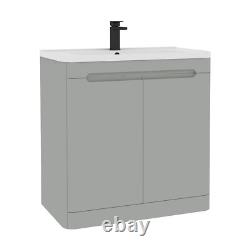600/700/800 Bathroom Vanity Unit Basin Sink Cabinet Floor Standing Wall Hung