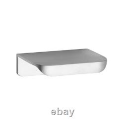600 Floor Standing Bathroom Vanity Unit Gloss White 2 Door Semi Recessed Basin