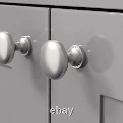 600mm Bathroom Vanity Unit Basin Sink Storage Cabinet Furniture Grey Traditional