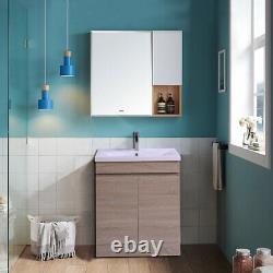 600mm Bathroom Vanity Unit Basin Sink Storage Floor Standing Cabinet Furniture