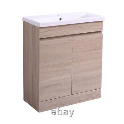 600mm Bathroom Vanity Unit Basin Sink Storage Floor Standing Cabinet Furniture