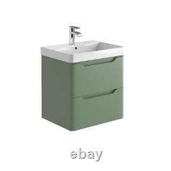 600mm Bathroom Vanity Unit Basin Wall Hung Drawer Cabinet Furniture WC Option