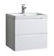 600mm Bathroom Vanity Unit Sink Wall Cabinet Grey White Basin Storage 60cm