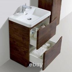 600mm Floor Standing Bathroom Vanity Unit Sink Handless Design New