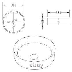 600mm White Wall Hung Countertop Vanity Unit with Basin P BUN/BeBa 27416/78664