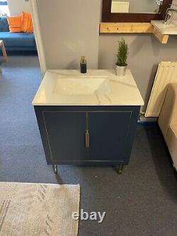 750mm Dukes With Calacatta Quartz top Bathroom Vanity Unit