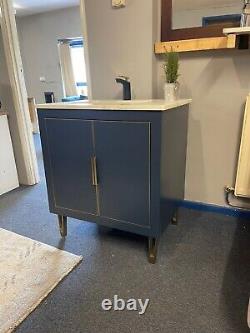 750mm Dukes With Calacatta Quartz top Bathroom Vanity Unit