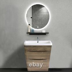 800mm Bathroom Vanity Unit Basin Sink Storage Cabinet Modern Furniture Grey Oak