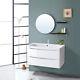 800mm Bathroom Vanity Unit Basin Storage Wall Hung Cabinet Furniture Gloss White