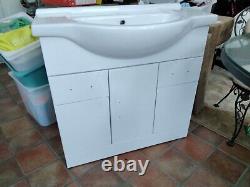 800mm bathroom vanity unit with basin