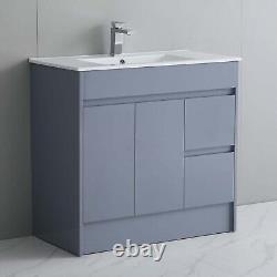 900mm Bathroom Vanity Unit & Basin Freestanding Cabinet Bathroom Sink Waterproof