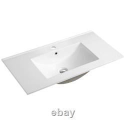 900mm Bathroom Vanity Unit & Basin Freestanding Cabinet Bathroom Sink Waterproof