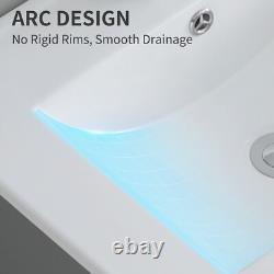 900mm Bathroom Vanity Unit & Basin Freestanding Cabinet Bathroom Sink Waterproof