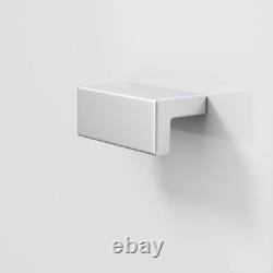 900mm Bathroom Vanity Unit Basin & Toilet Combined Furniture Left Hand White