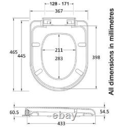 900mm Bathroom Vanity Unit Basin & Toilet Combined Furniture Left Hand White