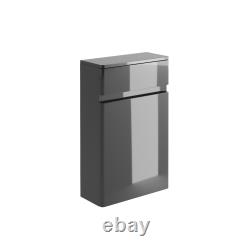900mm Grey Vanity Unit Bathroom Sink Anthracite Gloss Wall Hung Floor Standing