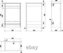 910mm Modern Bathroom Toilet Basin Sink Vanity Unit 1 TH Furniture Matte White