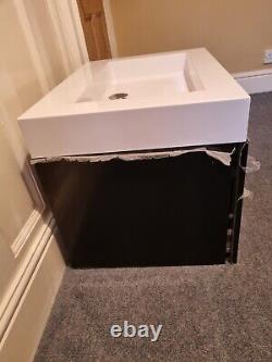 Ambiance Bain Quadra Vanity Unit Gloss Black